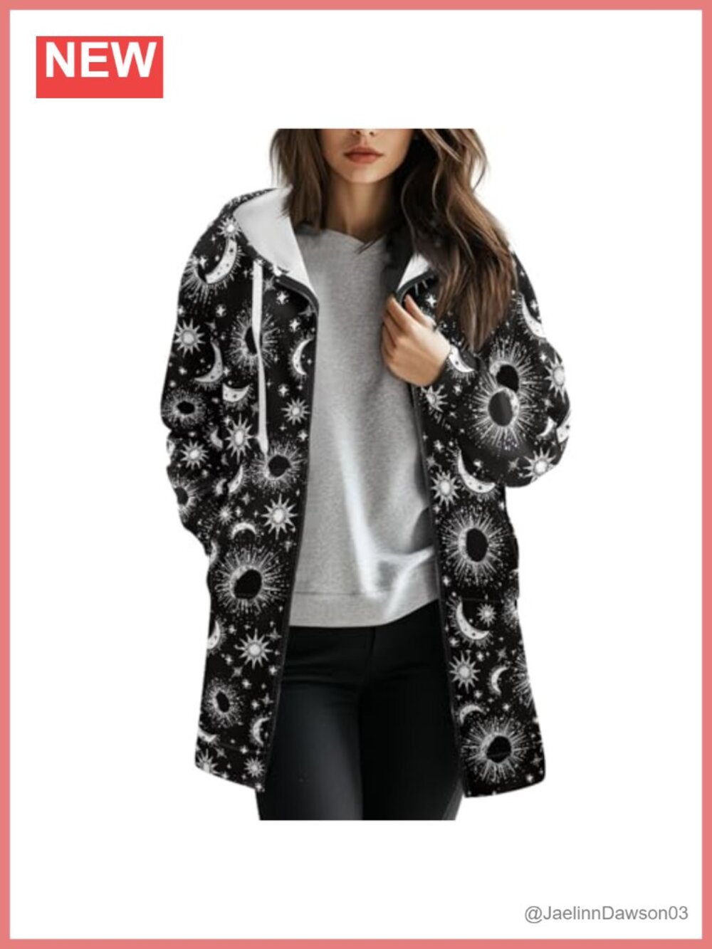 Women's Zip Up Hoodie Oversized Fleece Lined Sweatshirt Long Tunic with Pockets